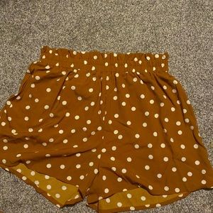 SHEIN Brown Dress Shorts